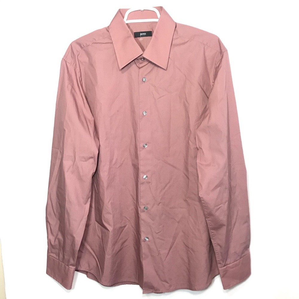 Hugo Boss 100% cotton shirt Size 43